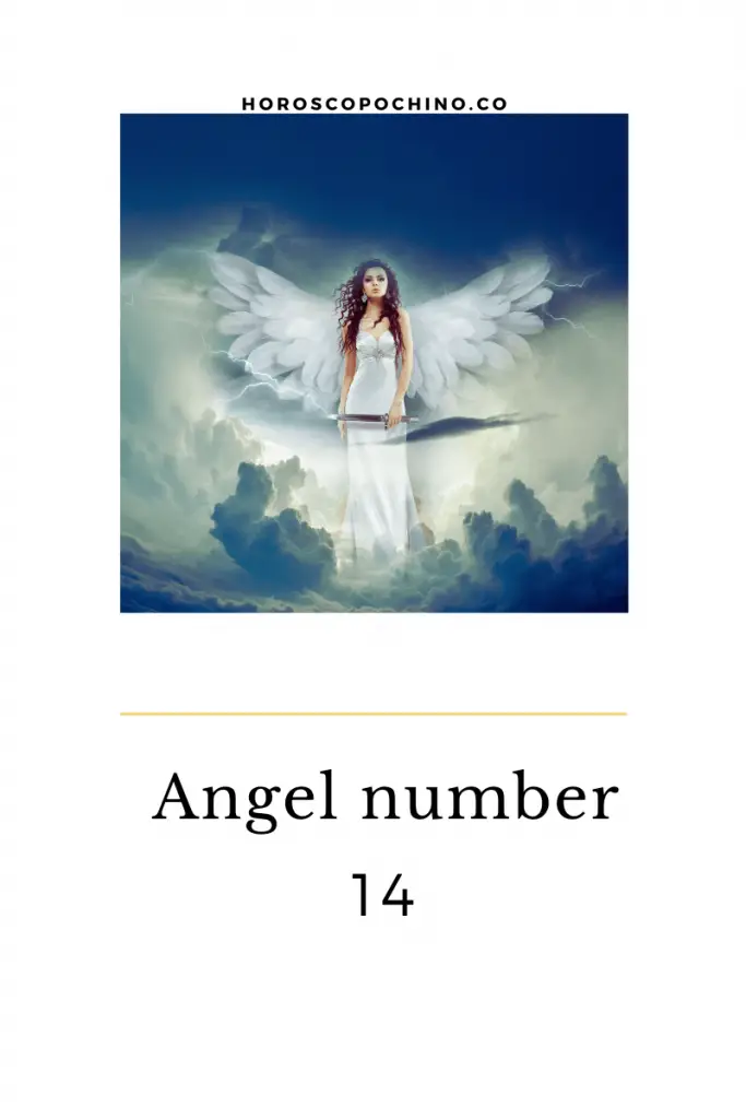 Ángel número 14, que significa, espiritual, angelical, mensaje