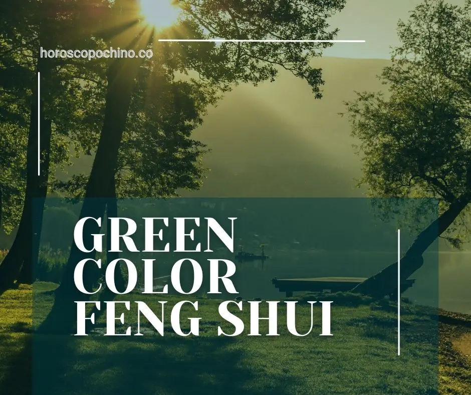 Color verde en el feng shui