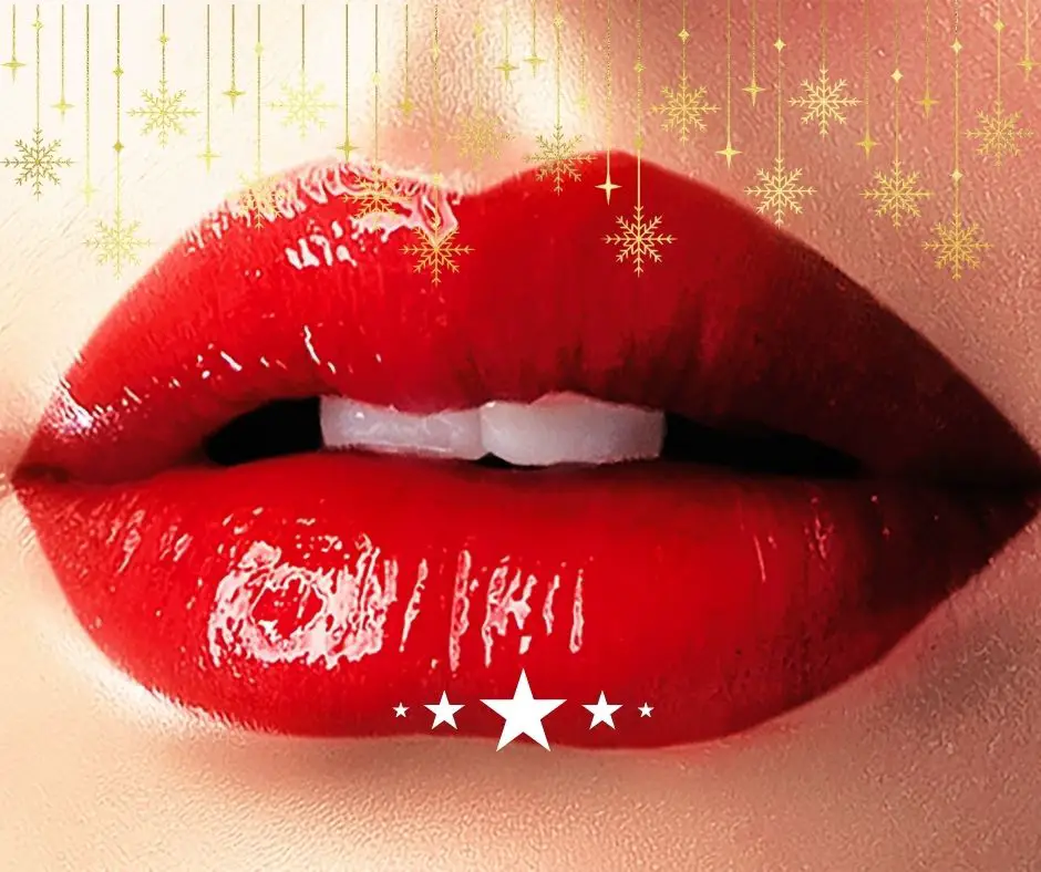 Sonhos com lábios vermelhos: beijos, saúde, garota, cara, maquiagem