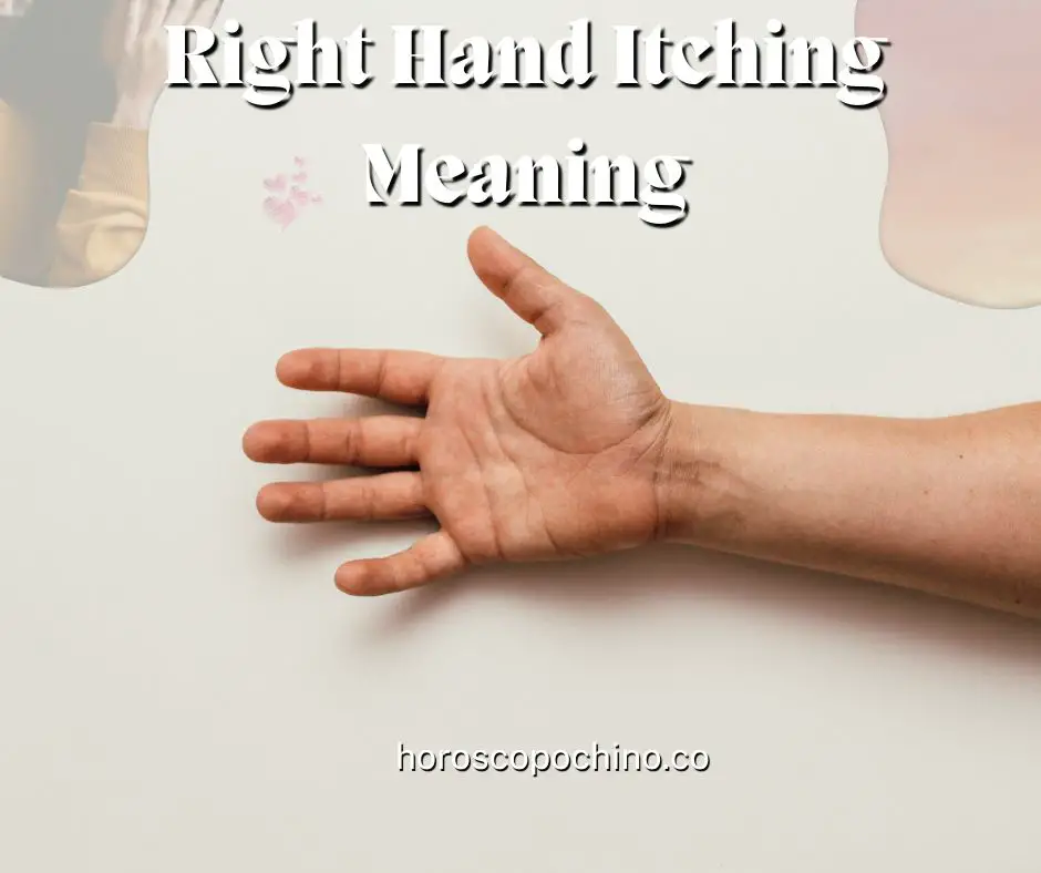 Significado de coceira na mão direita
