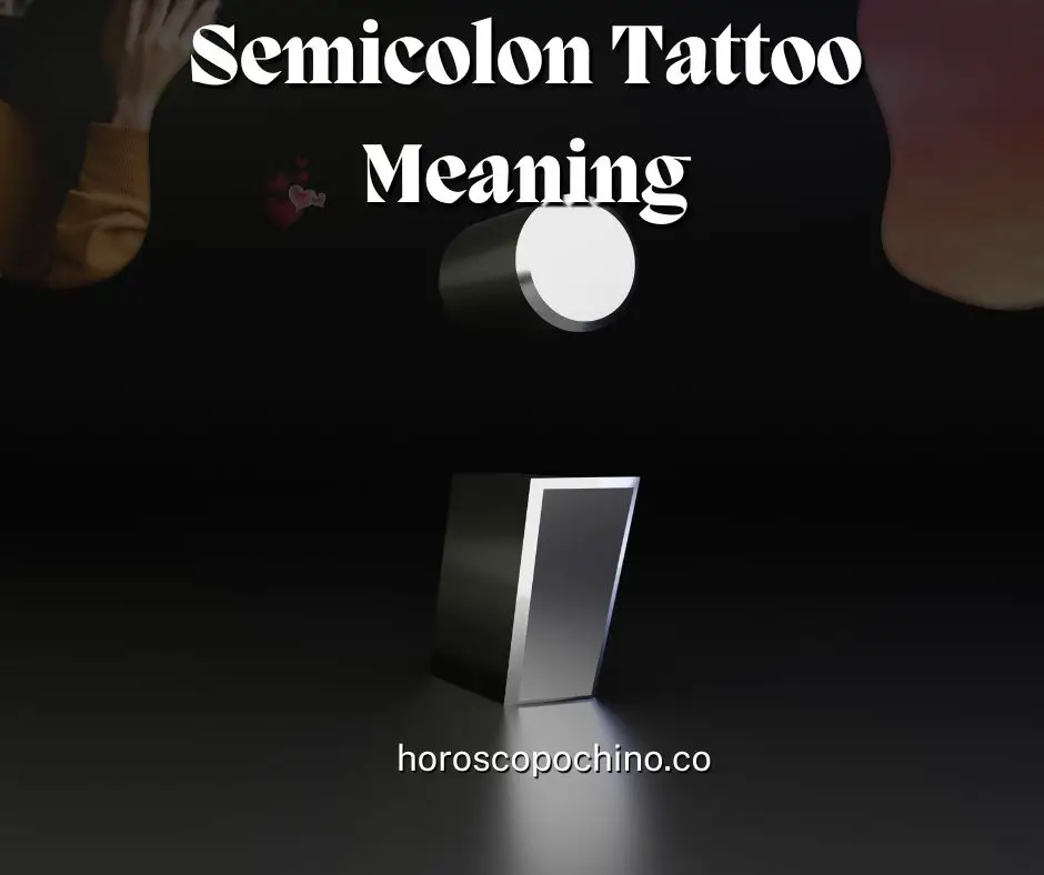 Significado de tatuagem de ponto e vírgula