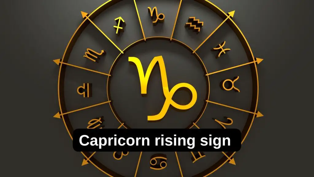 Capricorn rising sign