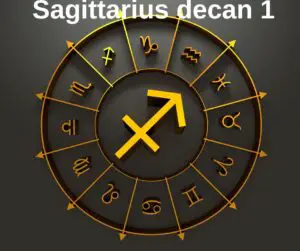 Sagittarius decan 1 image