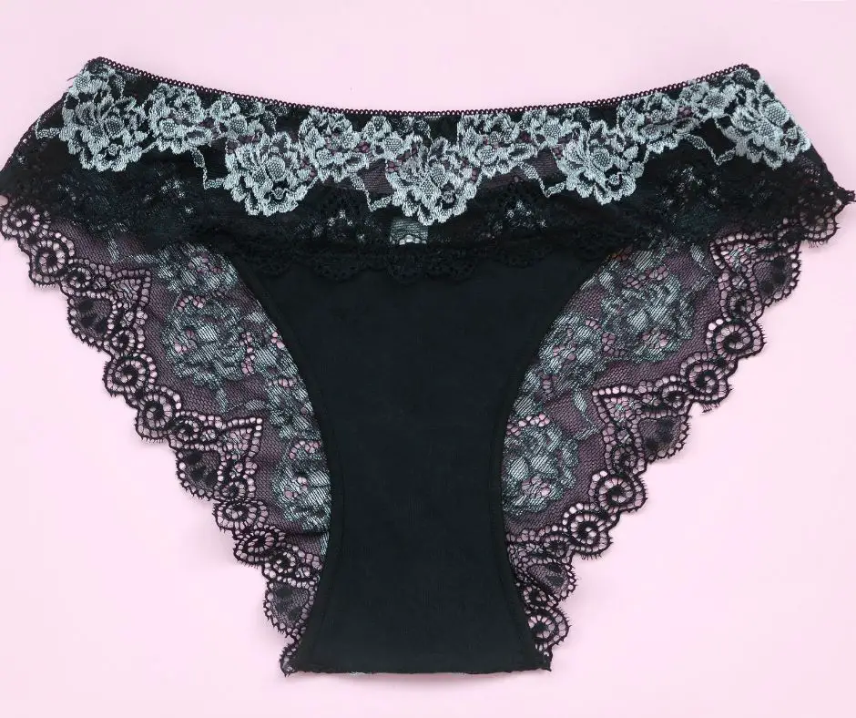 Black lace underwear meaning