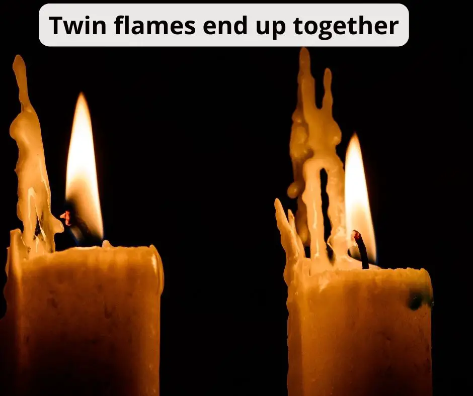 Tweeling vlammen eindigen samen