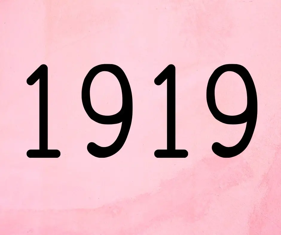 1919 meaning