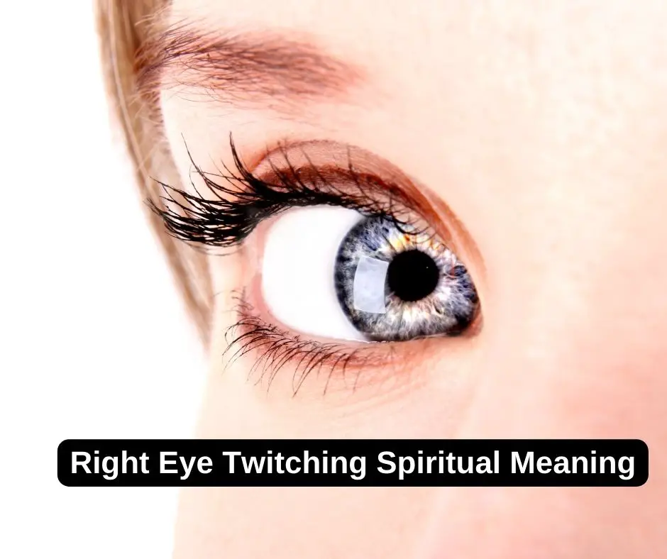 Rechter oog trillen Spirituele betekenis
