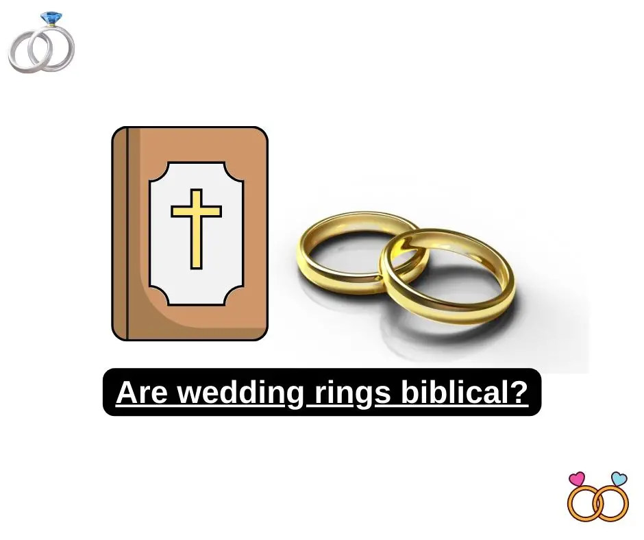 Are wedding rings biblical?