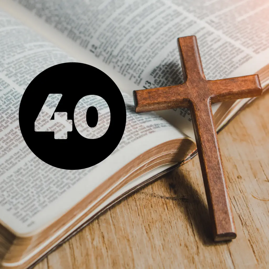Nummer 40 in der Bibel