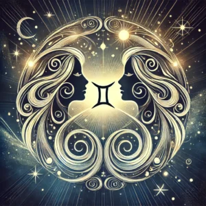 An Image Showcasing The Gemini Twins Symbol To Represent The Sign